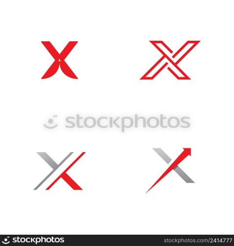 Letter X logo vector design template, Business logo symbol 