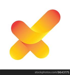 letter X logo vector illustration symbol design template