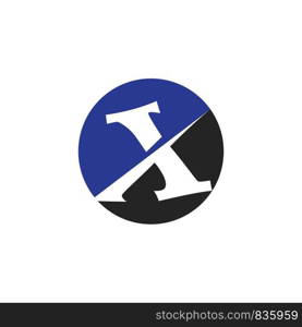 letter X logo vector template