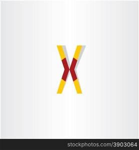 letter x symbol logotype design element
