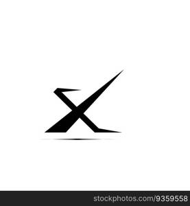 Letter X vector Logo Template Illustration Design