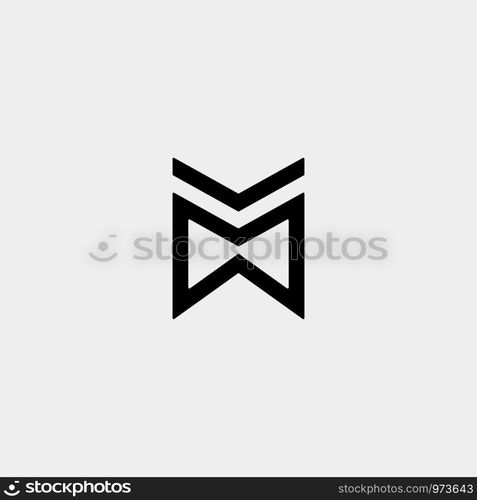 Letter X Xk K Kx Monogram Logo Design Minimal Icon With Black Color Letter M Mw Wm Monogram