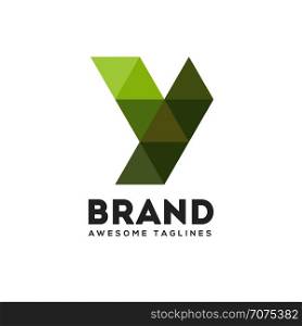letter Y geometric logo vector, creative modern and simple letter Y logo , modern letter y IT logo, Letter Y e-commerce logo
