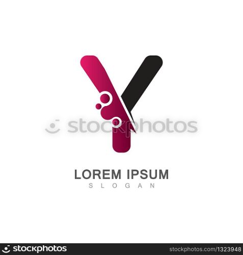 Letter Y Icon With Creative design Modern. Vector Illustration