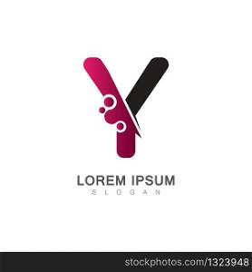 Letter Y Icon With Creative design Modern. Vector Illustration