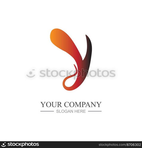 Letter Y Logo Template vector icon design