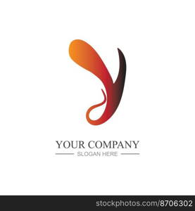 Letter Y Logo Template vector icon design