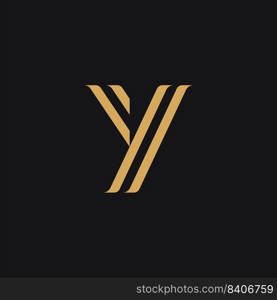 Letter Y logo vector creative template element