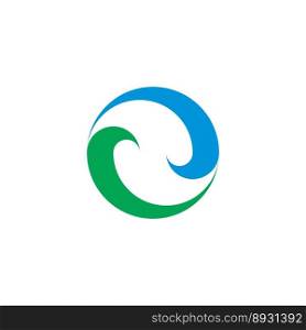 letter z circle logo stylized icon design
