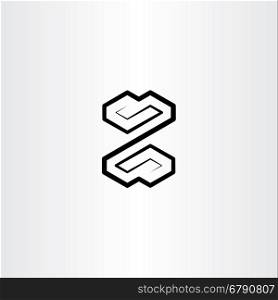letter z vector black logo symbol design