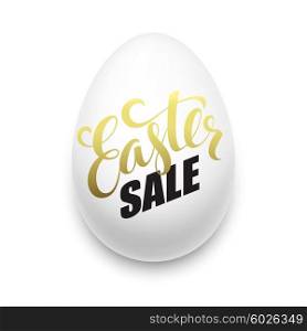 Lettering Easter sale eggs. Vector illustration. Lettering Easter sale eggs. Vector illustration EPS10