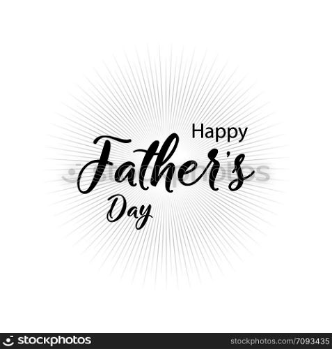 Lettering Happy Fathers Day. Handmade calligraphy. Vector illustration. Lettering Happy Fathers Day. Handmade calligraphy. Vector