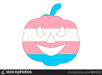 LGBT pride flag, Transgender PRIDE. Multicolored peace flag movement. Original colors symbol. Pumpkin shaped, jack halloween. LGBT pride flag, rainbow flag background. Multicolored peace flag movement. Original colors symbol.