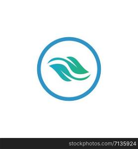 lGreen leaf logo ecology nature element vector