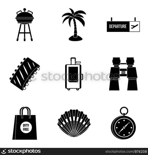 Liberalization icons set. Simple set of 9 liberalization vector icons for web isolated on white background. Liberalization icons set, simple style