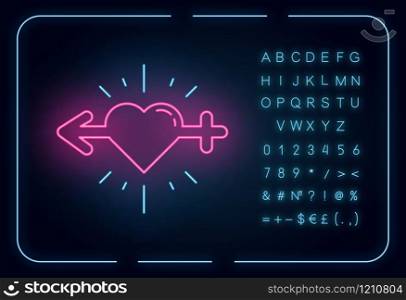 Libido racing neon light icon. Sex drive. Female and male erotic activity. Testosterone and esteron. Hypersexuality. Glowing sign with alphabet, numbers and symbols. Vector isolated illustration