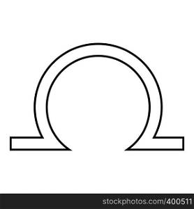 Libra icon. Outline illustration of libra vector icon for web. Libra icon, outline style