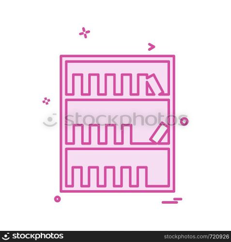 Library icon design vector