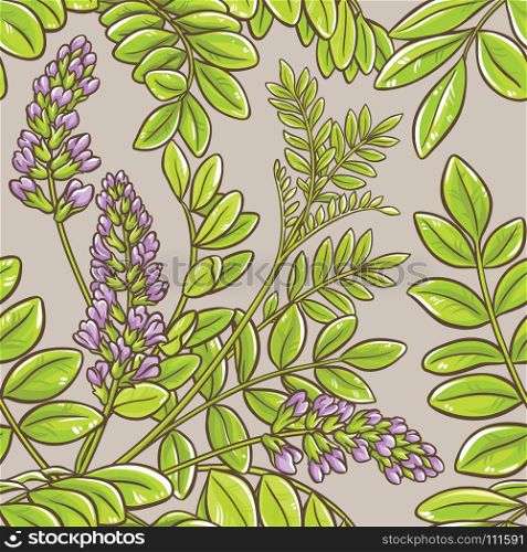 licorice seamless pattern . licorice plant seamless pattern on color background