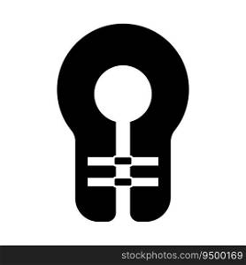 life jacket icon logo vector design template