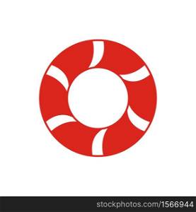 Lifebuoy icon in trendy flat design