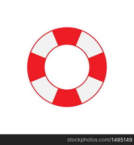 Lifebuoy icon isolated on white background. Vector illustration