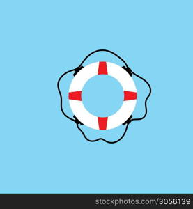 Lifebuoy logo icon vector ilustration template