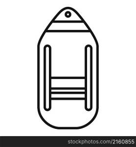 Lifeguard buoy icon outline vector. Beach life. Rescue guard. Lifeguard buoy icon outline vector. Beach life