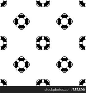 Lifeline pattern repeat seamless in black color for any design. Vector geometric illustration. Lifeline pattern seamless black