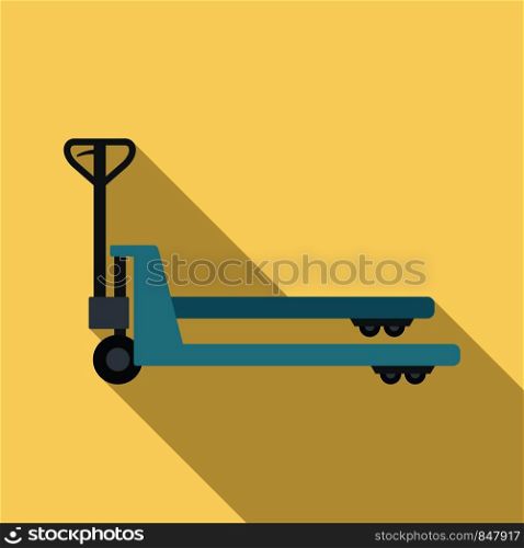 Lift cart icon. Flat illustration of lift cart vector icon for web design. Lift cart icon, flat style