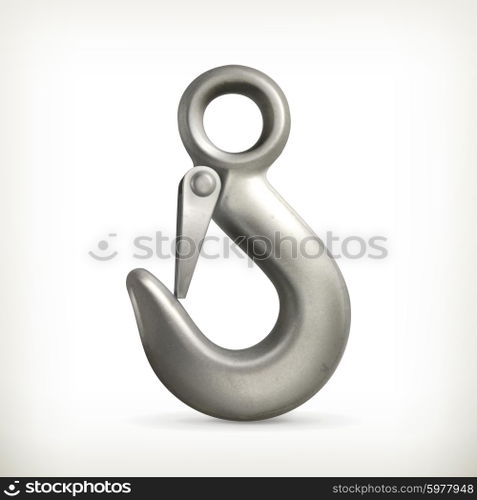 Lifting hook vector