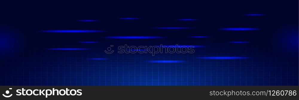 Light and stripes flowing fast in cyberspace with grid. Laser or light rays in space. AI technology and futuristic background vector for web.. Light and stripes flowing fast in cyberspace with grid. Laser or light rays in space. AI technology and futuristic background