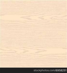 Light beige wood texture background. Light beige wood texture background in square format. Blank natural pattern swatch template. Realistic plank with annual years circles. Flat style. Vector illustration design elements in 10 eps