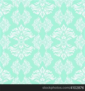 light blue floral background with flowing design that repeats