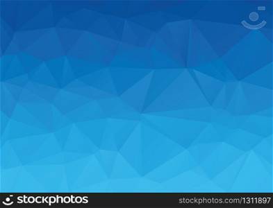 Light BLUE Low poly crystal background