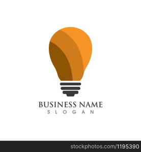 Light bulb creative Logo symbol vector template design