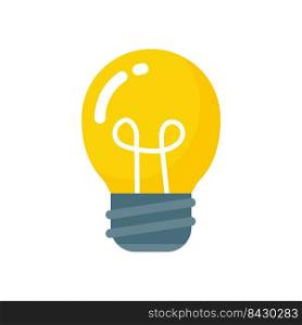 Light bulb icon. Light bulb ideas and creativity. Analytical Thinking for Innovation Processing