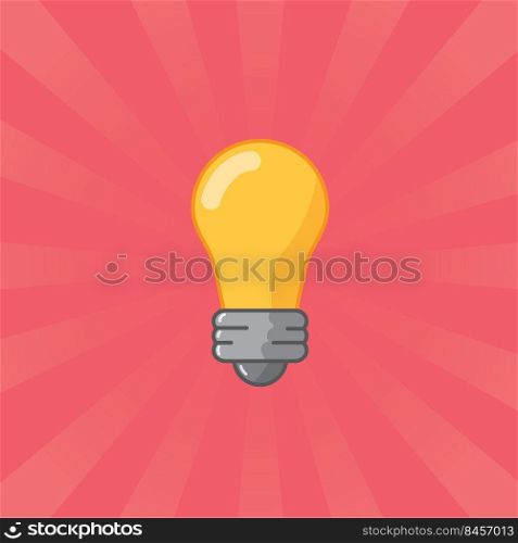 light bulb idea illustration
