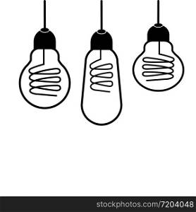 light bulb idea isolated on a white background. EPS 10 vector. light bulb idea isolated on a white background. EPS 10 vector.