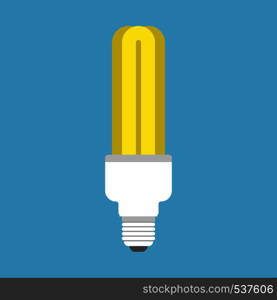 Light bulb lamp idea decoration vector icon concept. Glow energy illuminated creative sign yellow bright. Technology equipment