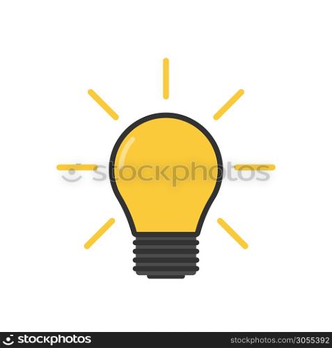 light bulb. lamp, incandescent bulb Vector stock illustration. light bulb. lamp, incandescent bulb. Vector stock illustration.