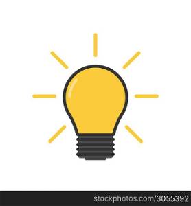 light bulb. lamp, incandescent bulb Vector stock illustration. light bulb. lamp, incandescent bulb. Vector stock illustration.