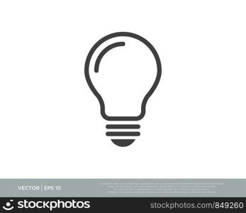 Light Bulb / Lamp Logo Icon Vector