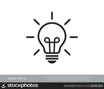 Light Bulb / Lamp Logo Icon Vector