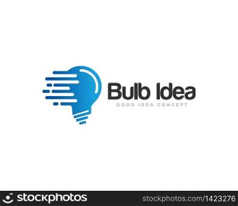 Light Bulb Logo Icon Design Vector