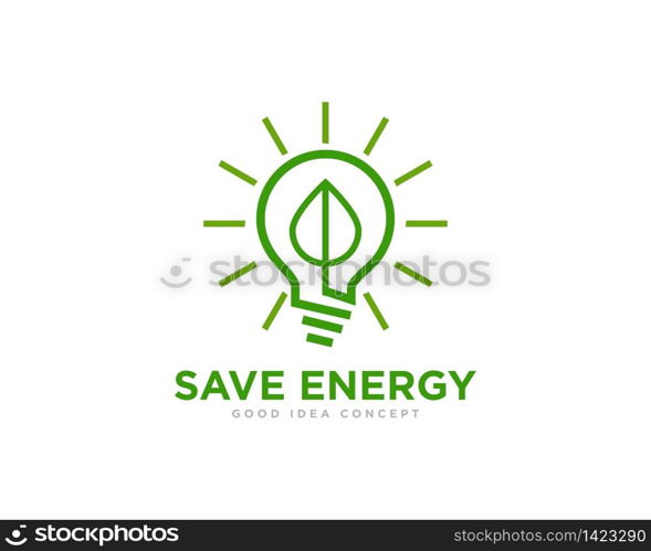 Light Bulb Logo Icon Design Vector