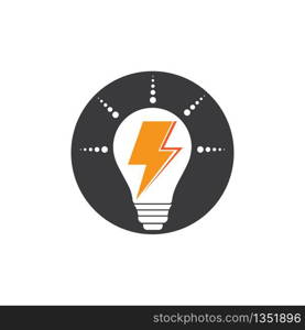 light bulb symbol vector design illustration