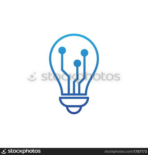 light bulb symbol vector design illustration