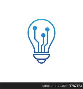 light bulb symbol vector design illustration