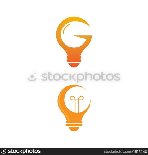 light bulb symbol vector design illustration